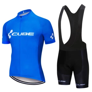 Completo ciclismo Cube Estivo tuta MTB abbigliamento bici Gel divisa - Foto 1 di 8