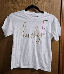 Celebrate It - Lucky T-Shirt - Youth Size Small - New With Tags - Picture 1 of 4