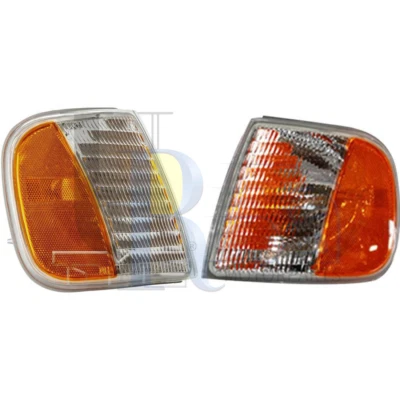 Conjunto de luz de seta/estacionamento dianteiro TYC compatível com Ford F-150 1997-2001 2002 - Imagem 1 de 3
