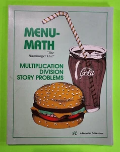 Menu Math: The Hamburger Hut Book, Multiplication & Division - Picture 1 of 8
