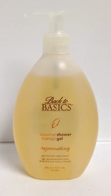 Back To Basics Coconut Mango Shower Gel Rejuvenating 10oz New - Image 1 of 2
