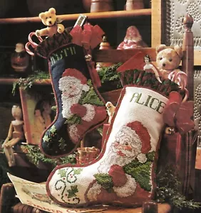 Leisure Arts Old World St. Nick Weihnachtsstrumpf einzeln Kreuzstichmuster - Bild 1 von 2