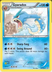 Pokémon TCG Gyarados 24/124 Dragons Exalted Holo Rare - MP - Picture 1 of 5