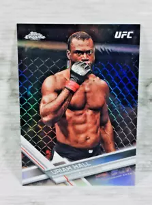 2017 Topps Chrome UFC #44 Uriah Hall Refractor Parallel Card SSP! - Bild 1 von 2