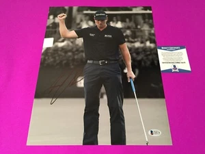 Henrik Stenson GOLF Signed Auto 11x14 Photo Beckett BAS COA - Picture 1 of 2