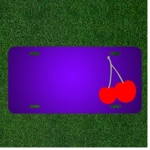 Custom Personalized License Plate With Add Names To Cherry Fruit Fresh Sweet - Picture 1 of 2
