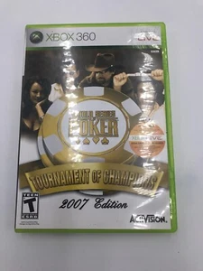 ⭐️World Series of Poker: Tournament of Champions (Microsoft Xbox 360, 2007) Comp - Picture 1 of 3