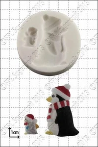 Pingüinos molde de silicona | Uso alimentario FPC Sugarcraft ¡ENVÍO GRATUITO AL REINO UNIDO! - Imagen 1 de 1