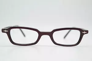 Vintage Brille Matsuda 10304 Weinrot Schwarz Silber Eckig Brillengestell - Bild 1 von 6