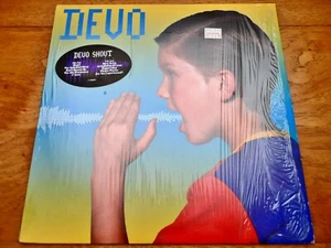 Devo ♫ Shout ♫ 1984 Warner Bros. Records Original Vinyl LP Near Mint in Shrink - Picture 1 of 4