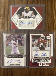 9 Card Autograph Lot Football (Corey Sutton, Tay Martin and More)! - Picture 1 of 4