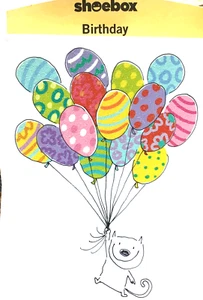 Geburtstagskarte Schuhkarton FREUND, "Hoffe das ist der glücklichste Geburtstag aller Zeiten!! SB20 - Bild 1 von 3