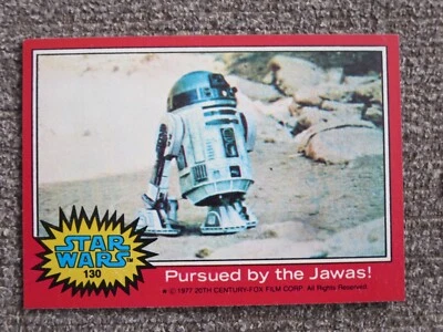 1977 TOPPS Red STAR WARS #130 R2-D2 Card NM - Image 1 of 2