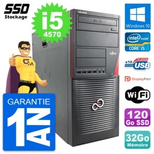 PC tour Fujitsu Celsius W530 MT Intel i5-4570 RAM 32Go SSD 120Go Windows 10 Wifi - Bild 1 von 7