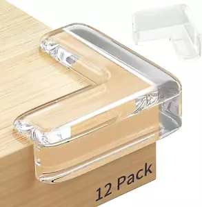 Baby Proofing Corner Protector Guard,12 Pack Table Corner Protectors Safety Chil - Picture 1 of 12