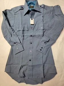 All American Styled by Clifton Long Sleeve Shirt 14 1/2- 32 Gray - Picture 1 of 5