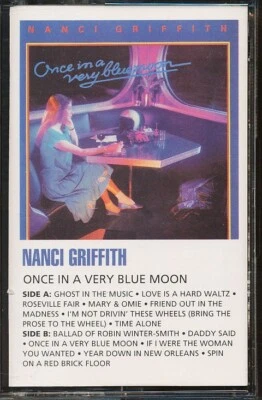 Nanci Griffith - Once In A Very Blue Moon (Cassette Tape) **BRAND NEW/SEALED** - Image 1 of 3