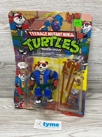 Vintage TMNT Teenage Mutant Ninja Turtles Panda Khan Playmates 1990 READ!!!! Cover