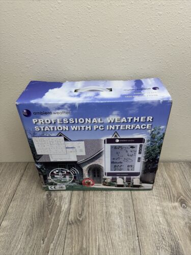 NEW Professional Weather Station PC Interface Ambient Weather Model WS-2080A