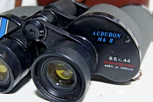 BINOCOLI EXTRA GRANDANGOLARI AUDUBON 8,5x44 di buona qualità in custodia di pelle - Foto 1 di 11