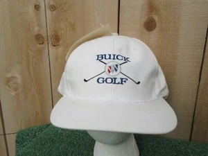 Brand New Vintage Buick Golf White Snapback Baseball Hat Cap - Picture 1 of 9
