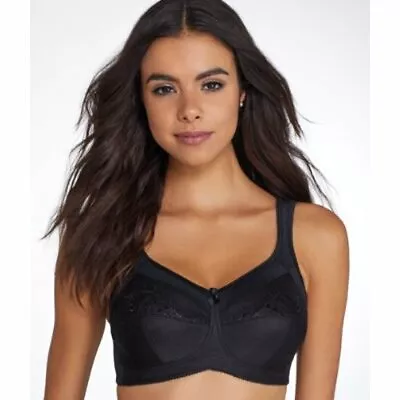 Sujetador con bolsillo en el pecho de mastectomía negro Amoena Isadora SB 44114 Foto 1 de 4