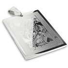 Mens Silver Stainless Steel Poker Playing Card Pendant Necklace Chain A K Q J 10