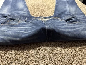RALPH LAUREN POLO JEANS HAMPTON RELAXED STRAIGHT DESIGNER MEN'S JEANS SIZE 50X32 - Picture 1 of 4
