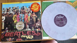 THE BEATLES - Sgt. Pepper Limited Edition Marble Vinyl LP Capitol Canadian Press - Picture 1 of 11