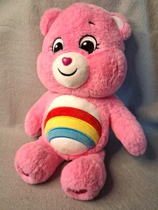 Care Bears CHEER BEAR 14” Plush Stuffed Animal Doll Pink Rainbow 2020 - Picture 1 of 12