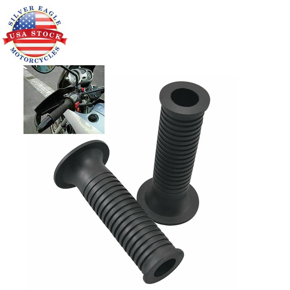 Par de empuñaduras delanteras de manillar de 7/8"" aptas para BMW R1200LT R1100 S R S Foto 1 de 4