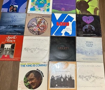 Lot 14 Vintage Religious Music Albums Vinyl LP Record Monks Spiritual God Hymns - Image 1 of 4