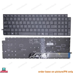 Dell Inspiron 16 5640 5645 16 PLUS DB16250 DB16255 black backlit US keyboard - Picture 1 of 1