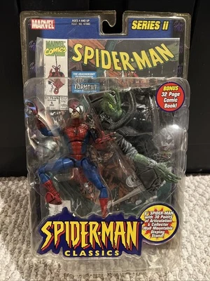 ToyBiz Spider-Man Classics Series 2 Battle Ravaged Spider-Man Marvel Legends - Image 1 of 3