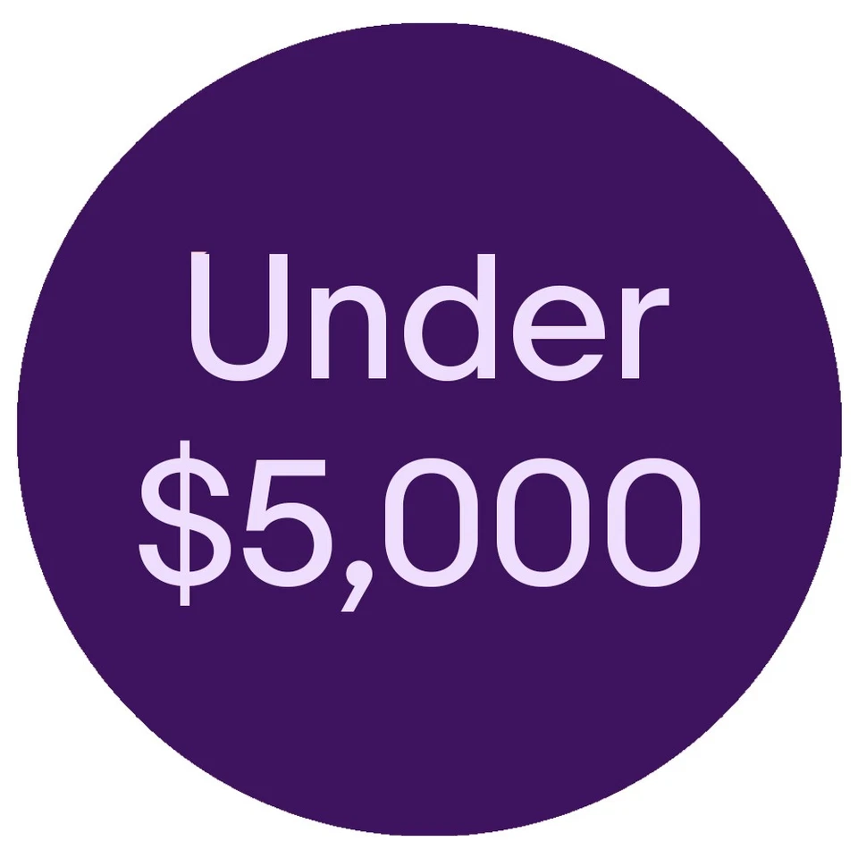 Under $5,000