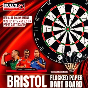 (BUL68014) - Bull's Darts - Bristol Flock Dartboard - Photo 1/1