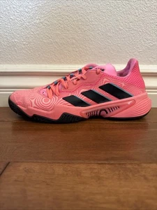 Adidas Barricade Tennis Shoes Mens 10 Turbo Acid Red Core Black Sneakers GW5031 - Picture 1 of 18