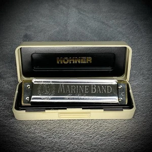 Hohner - Harmonica - Key of C – Marine Band Series - No 1896 – Germany - Picture 1 of 22