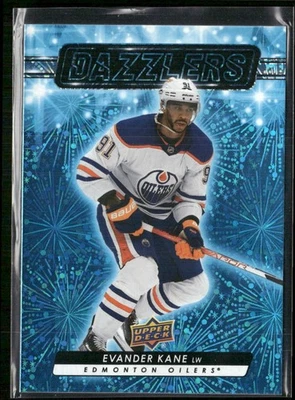 2023-24 Upper Deck Series 1 - Dazzlers Evander Kane #DZ-15 Blue - Image 1 of 2