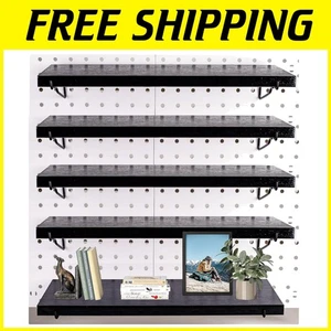 Schwarz Lochwand Regal Set - 4 Stück, Schwerlast Organizer - Bild 1 von 9