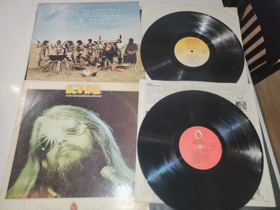 LEON RUSSELL 2 lp lot VINYL Stop All That Jazz & THE SHELTER PEOPLE" Foto 1 de 1