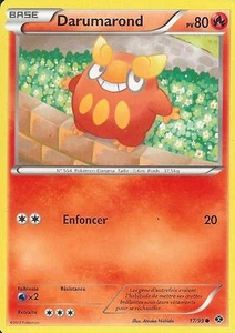 Carte Pokemon " DARUMAROND " DESTINÉES FUTURES PV 80 17/99 VF - Imagen 1 de 1
