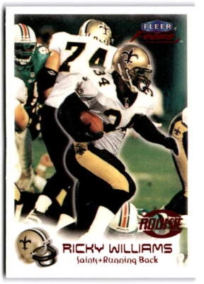 1999 Fleer Focus #159 RICKY WILLIAMS RC Rookie /2500  New Orleans Saints - Image 1 of 2