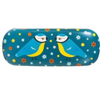 Sass & Belle Blue Tit Glasses Case - Cute Spectacle Case - Travel Eyeware Holder - Image 1 of 2