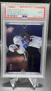 1998 Leaf R&S EDDIE GEORGE Extreme Measures Die Cut /1000 PSA 9 Mint Rookie RC - Picture 1 of 2