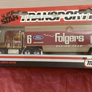 super star transportersr mathcbox folgers racing team truck - Picture 1 of 9