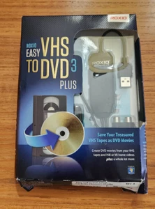 NEW Roxio Easy VHS to DVD 3 Plus Converter Transfer Old Home Videos NIB Sealed - Picture 1 of 5