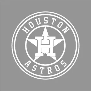 Logotipo del equipo de los Astros de Houston MLB 1 color calcomanía de vinilo pegatina pared ventana coche - Imagen 1 de 7