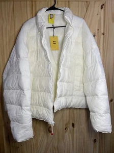 Vans X Deaton Chris Anthony Marshmallow White Puffer Jacket Unisex Size XL NWT - Picture 1 of 15