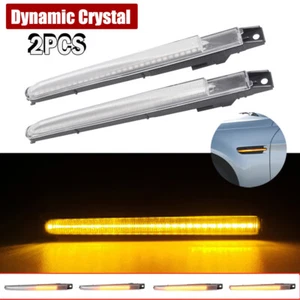 Clear For BMW X5 M E70 2009 2010 2011 2012-2013 LED Dynamic Side Marker Light - Picture 1 of 8